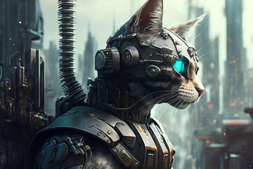 Cyber Feline: The Future Meets the Past Ai