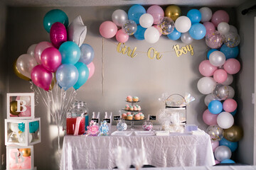 baby shower gender reveal party decoration