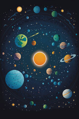 Children Book, Galaxy, Generative AI