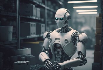 service robot. sketch art for artist creativity and inspiration. generative AI