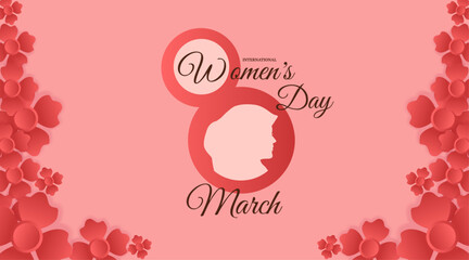 International women's day vector illustration