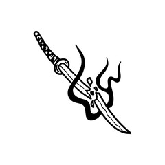Fototapeta premium broken sword vector illustration concept