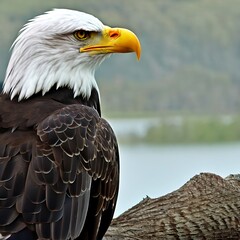 Fototapeta premium american bald eagle
