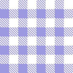 Tartan seamless pattern, purple and white, can be used in the design of fashion clothes. Bedding sets, curtains, tablecloths, notebooks, gift wrapping paper