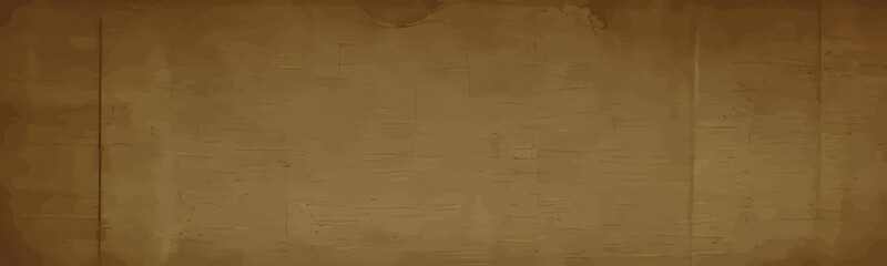 Old vintage paper has brown and aged look, with yellow grunge on parchment background, like an old frame or wallpaper.