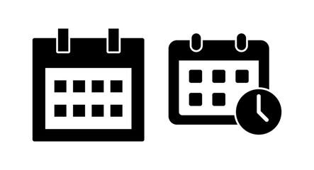 Calendar icon vector illustration. Calender sign and symbol. Schedule icon symbol