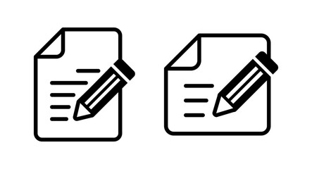 Note icon vector illustration. notepad sign and symbol