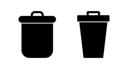 Trash icon vector illustration. trash can icon. delete sign and symbol.