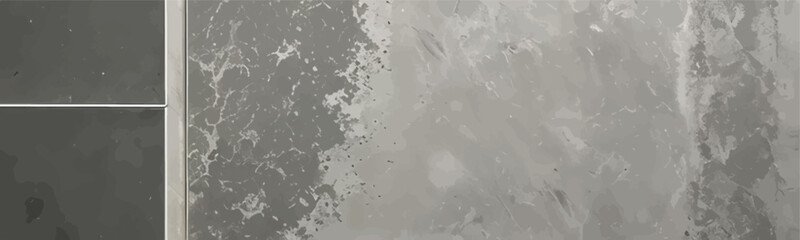 Large and rough white marble texture background resembling dark cement floor with grey slate pattern.