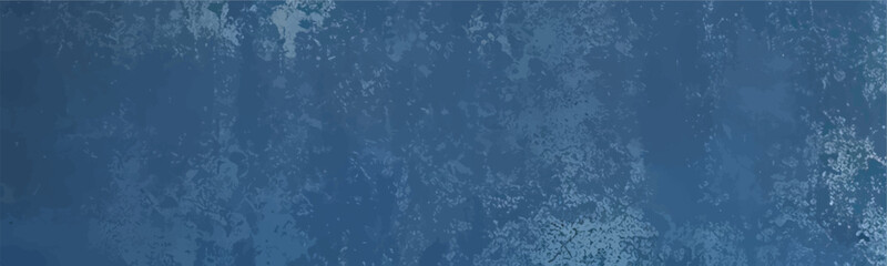 Fototapeta na wymiar Dark navy and indigo abstract pattern on blue wall gives rustic winter and christmas vibe.