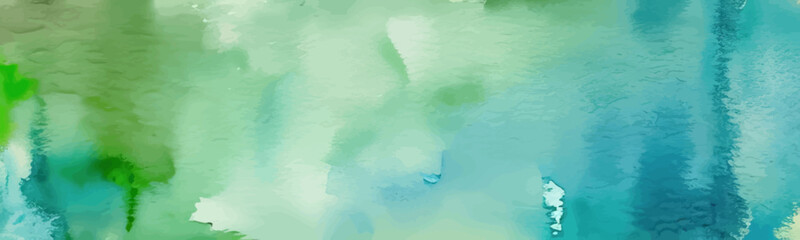 Blue and green mottled watercolor pattern on paper background creates beautiful and old abstract stone texture.