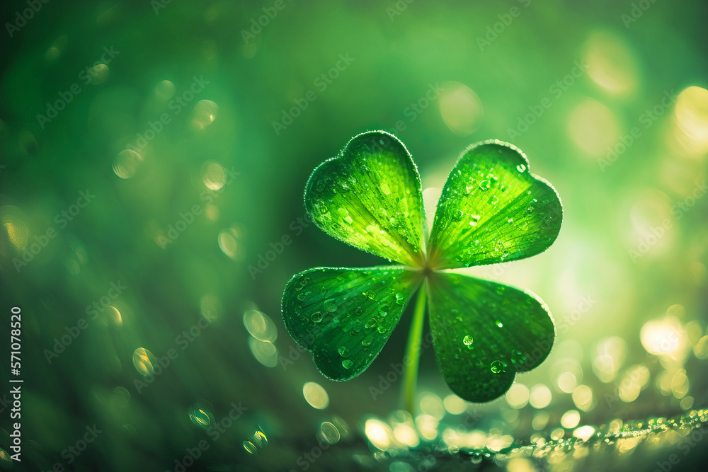 Aufkleber st. patrick's day abstract green background for design colorful abstract background