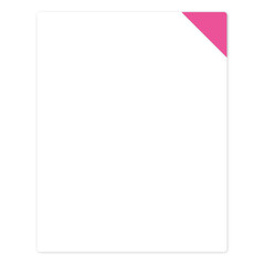 Obraz premium blank paper note with shadow