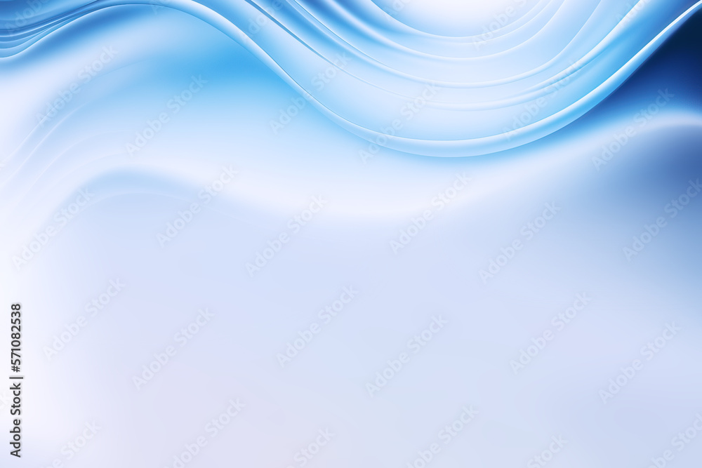 Aufkleber soft flow gradient fresh transparent design background, blue abstract wallpaper,blurred blue backgro