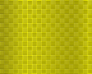 Rhombus yellow or gold metal background,	stainless steel with gold paint surface.
