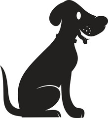 Dog logo template Vector illustration