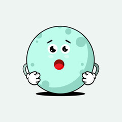 Fototapeta premium Adorable Cute Moon Character Vector Illustration