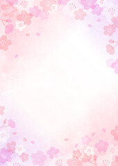 桜の背景素材　ピンク系