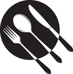 Restaurant cafe logo design vector illustration
