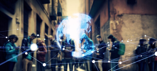 グローバルネットワーク　バナー・広告向け横長ビジュアル