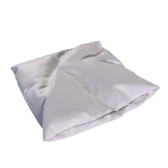 white pillow isolated on transparent background