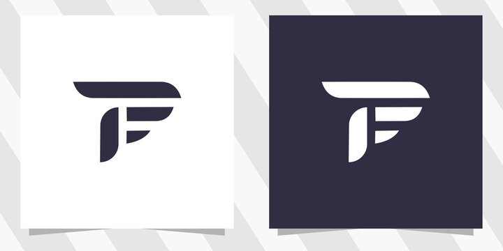 letter tf ft logo design