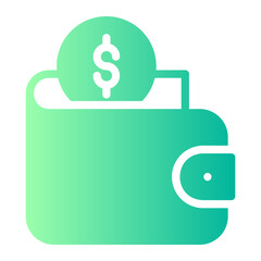 save money gradient icon
