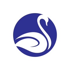 Obraz premium Swan logo images illustration