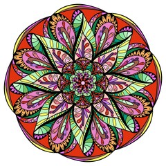 Coloring pictures, Circular images, coloring.