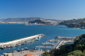 Fototapeta na wymiar Skikda-Algeria- Harbor view 