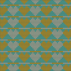 Knit pattern texture