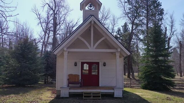 A cute little country church in Montana.