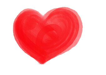 water color splash water drop label  red blank text abstract freeflow form heart