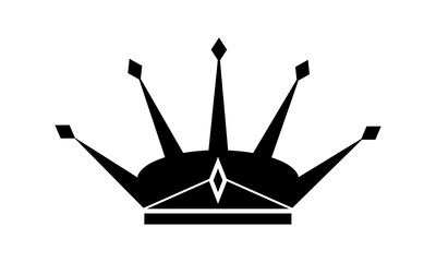 icon crown king vector logo