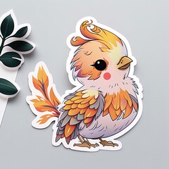 Phoenix Bird Magic sticker