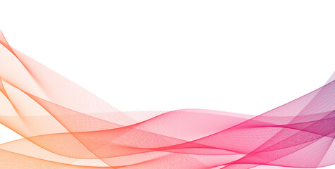 Wave lines smooth curve flowing dynamic colorful spectrum. Technology and Digital concept