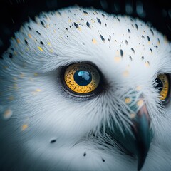 white owl with Generative AI