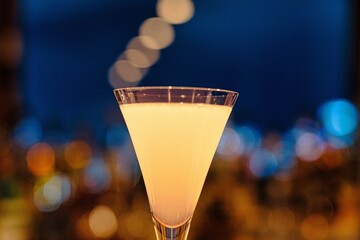Miyagi,Japan - February 9, 2023: X.Y.Z. in a cocktail glass
