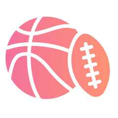 Fototapeta premium sport gradient icon