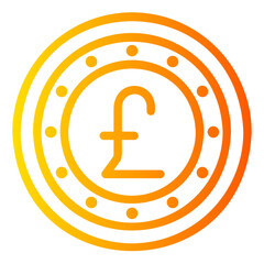 coin gradient icon