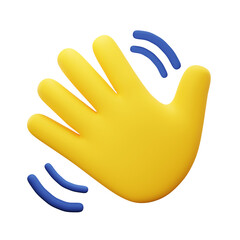 Fototapeta premium hand swing 3D Icon
