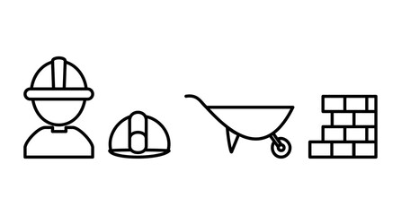 Tool icon set. Tools for repair work. Isolated icon, object on white background.
