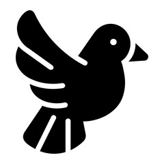 dove glyph icon