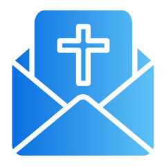 Obraz premium greeting card gradient icon