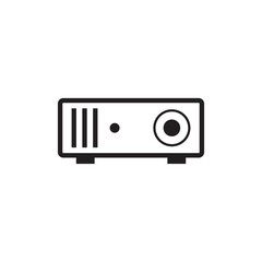 projector icon , movie icon vector