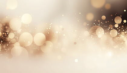 Giltter Gold background with bokeh