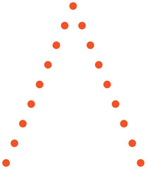 Symbol Tracing Alphabet Dot Font Accent Sign