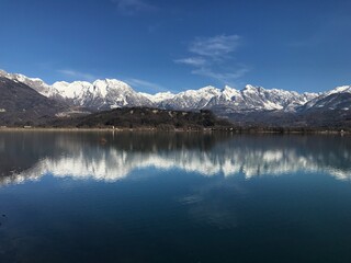 lake in the mountains