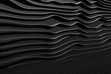 Abstract luxury black background. Elegant minimalistic pattern for wallpaper, web, digital print design. Post-processed generative AI art