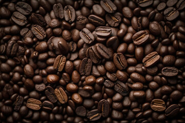Obraz premium coffee beans background.Generative Ai